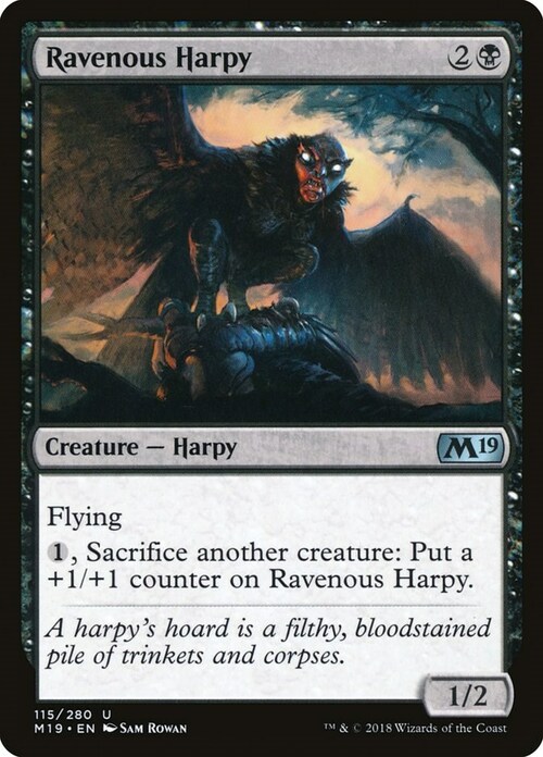 Ravenous Harpy Card Front