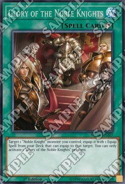 Glory of the Noble Knights Card Front
