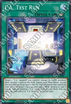 F.A. Giro di Prova Card Front