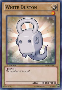 White Duston Card Front