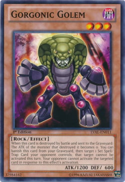 Gorgonic Golem Card Front
