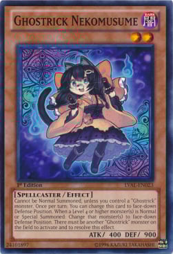 Ghostrick Nekomusume Card Front