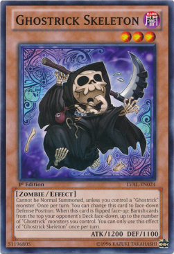 Ghostrick Skeleton Card Front