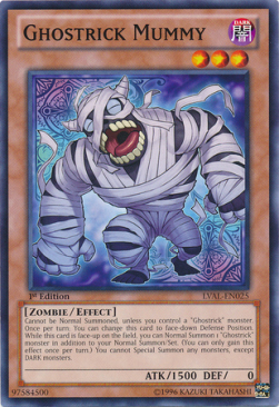Ghostrick Mummy Card Front