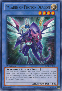 Paladin of Photon Dragon Card Front