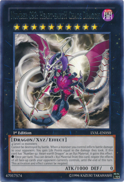 Numero C92: Drago del Chaos Heart-eartH Card Front