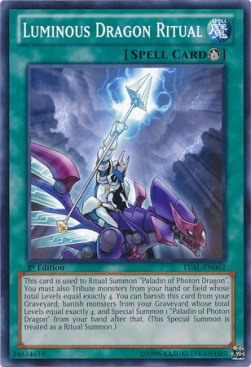 Luminous Dragon Ritual Card Front