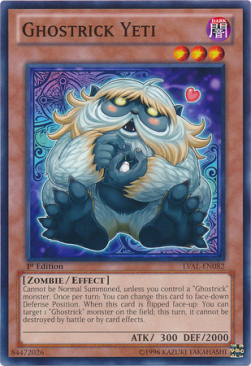 Ghostrick Yeti Card Front