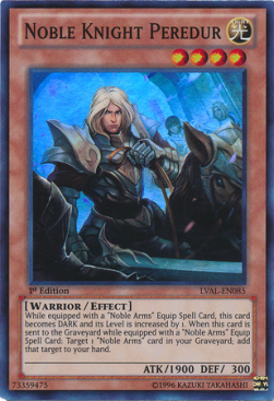 Noble Knight Peredur Card Front