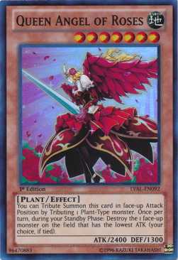 Queen Angel of Roses Card Front