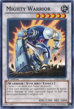Mighty Warrior Card Front