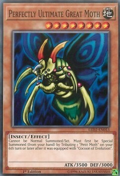Perfectly Ultimate Great Moth Card Front
