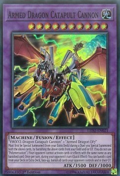 Armed Dragon Catapult Cannon Card Front