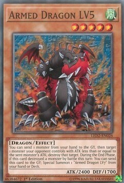 Armed Dragon LV5 Card Front
