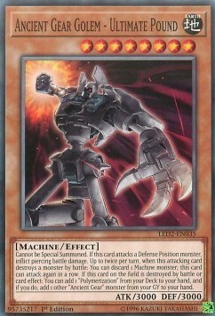 Ancient Gear Golem - Ultimate Pound Card Front