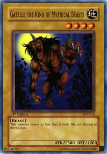 Gazelle, Re delle Bestie Mitiche Card Front