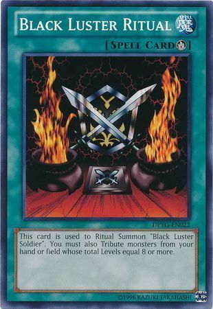 Black Luster Ritual Card Front