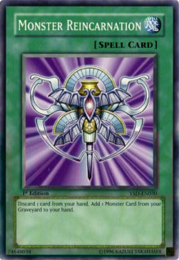 Monster Reincarnation Card Front