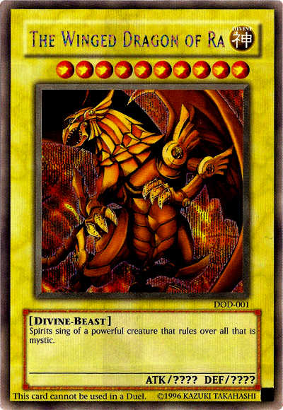 The Winged Dragon of Ra Card Front