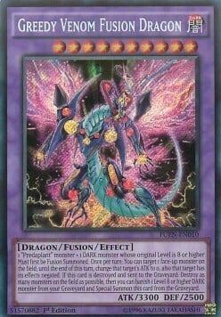Greedy Venom Fusion Dragon Card Front