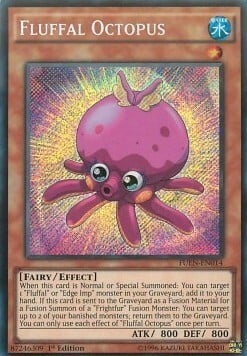 Fluffal Octopus Card Front