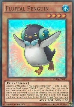 Fluffal Penguin Card Front