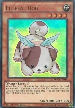 Fluffal Dog Card Front