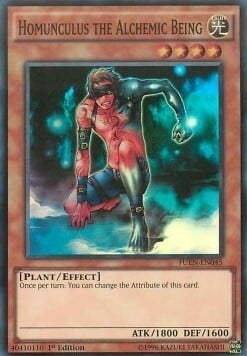 Homunculus the Alchemic Being Card Front