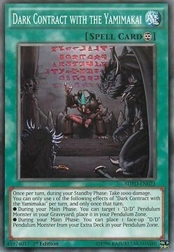 Dark Contract with the Yamimakai Card Front