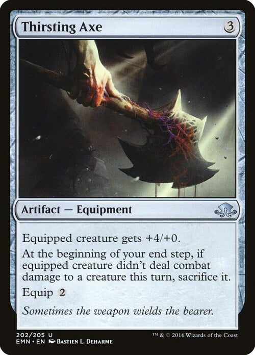 Thirsting Axe Card Front