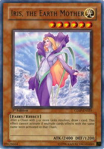 Iris, the Earth Mother Card Front