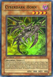 Cyberdark Horn · Super Rare 001