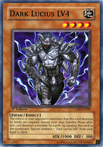 Dark Lucius LV4 Card Front