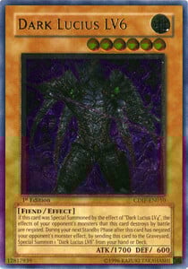 Dark Lucius LV6 Card Front