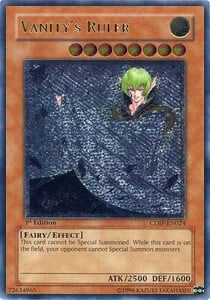 Vanity's Ruler Card Front
