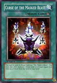 Curse of the Masked Beast Card Front
