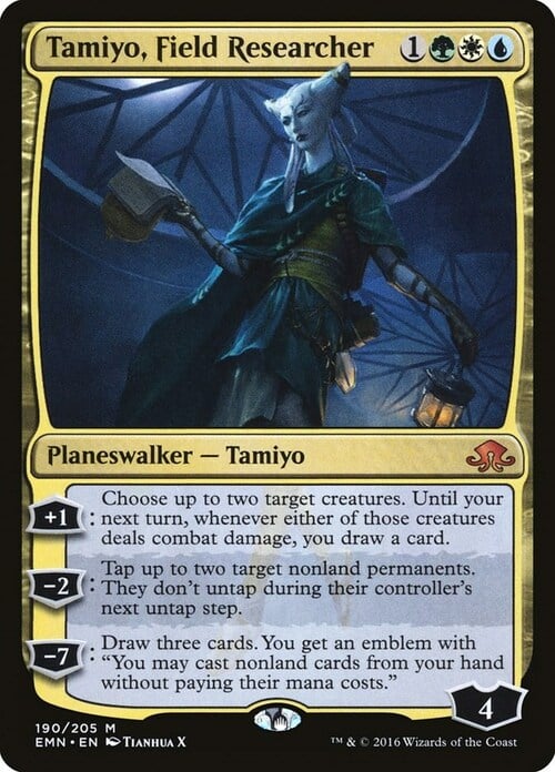 Tamiyo, Field Researcher Card Front