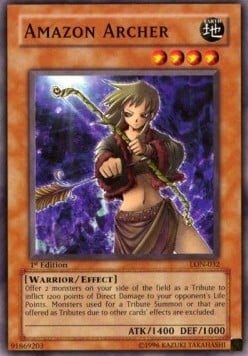 Amazoness Archer Card Front