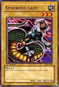 Spherous Lady Card Front