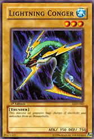 Lightning Conger Card Front