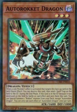 Autorokket Dragon Card Front