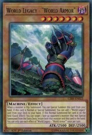 World Legacy - "World Armor" · Rare 022