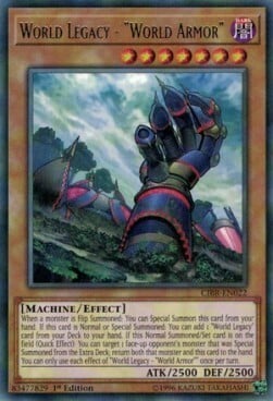 World Legacy - "World Armor" Card Front