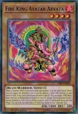 Fire King Avatar Arvata Card Front