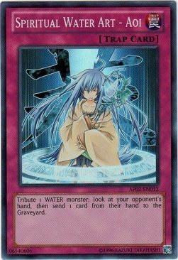 Spiritual Water Art - Aoi Card Front