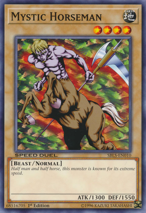 Mystic Horseman Card Front