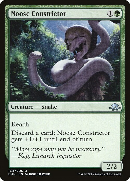 Noose Constrictor Card Front