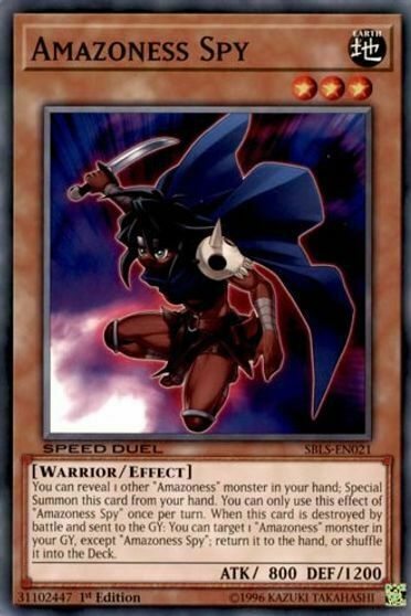 Spia Amazoness Card Front