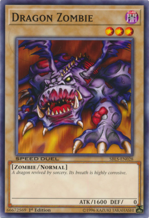 Dragon Zombie Card Front