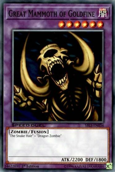 Great Mammoth of Goldfine Card Front